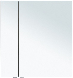 Aquanet Зеркальный шкаф Алвита New 80 серый матовый – фотография-2